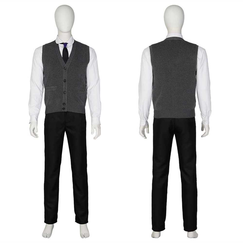 2022 TV Wednesday Male School Uniform Cosplay Costume