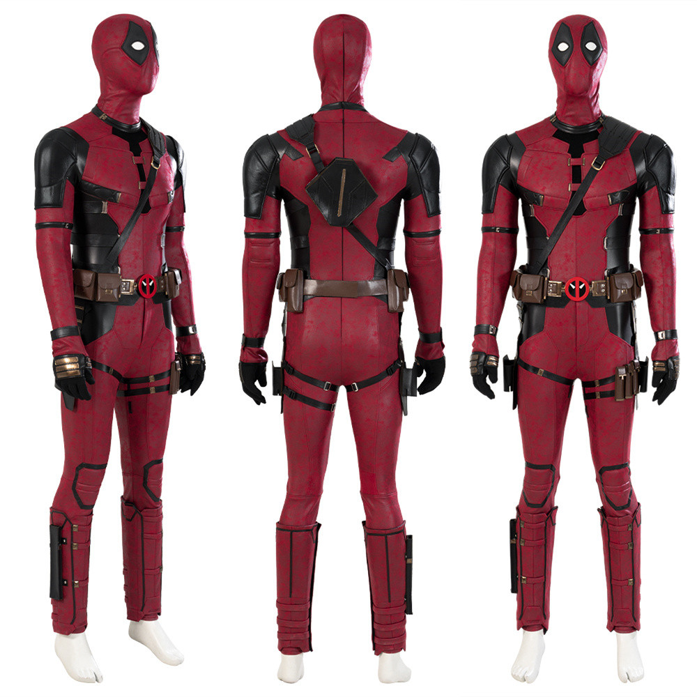 2024 Deadpool 3 Deadpool Cosplay Costume Deluxe Version