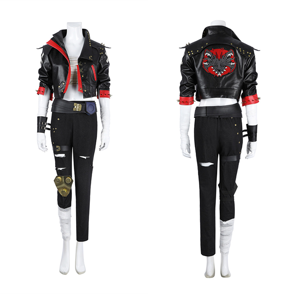 Arcane: League Of Legends Vi Cosplay Costume