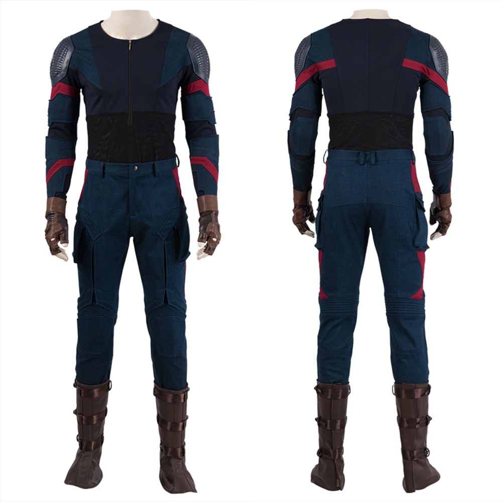 Avengers Endgame Captain America Cosplay Costume Deluxe