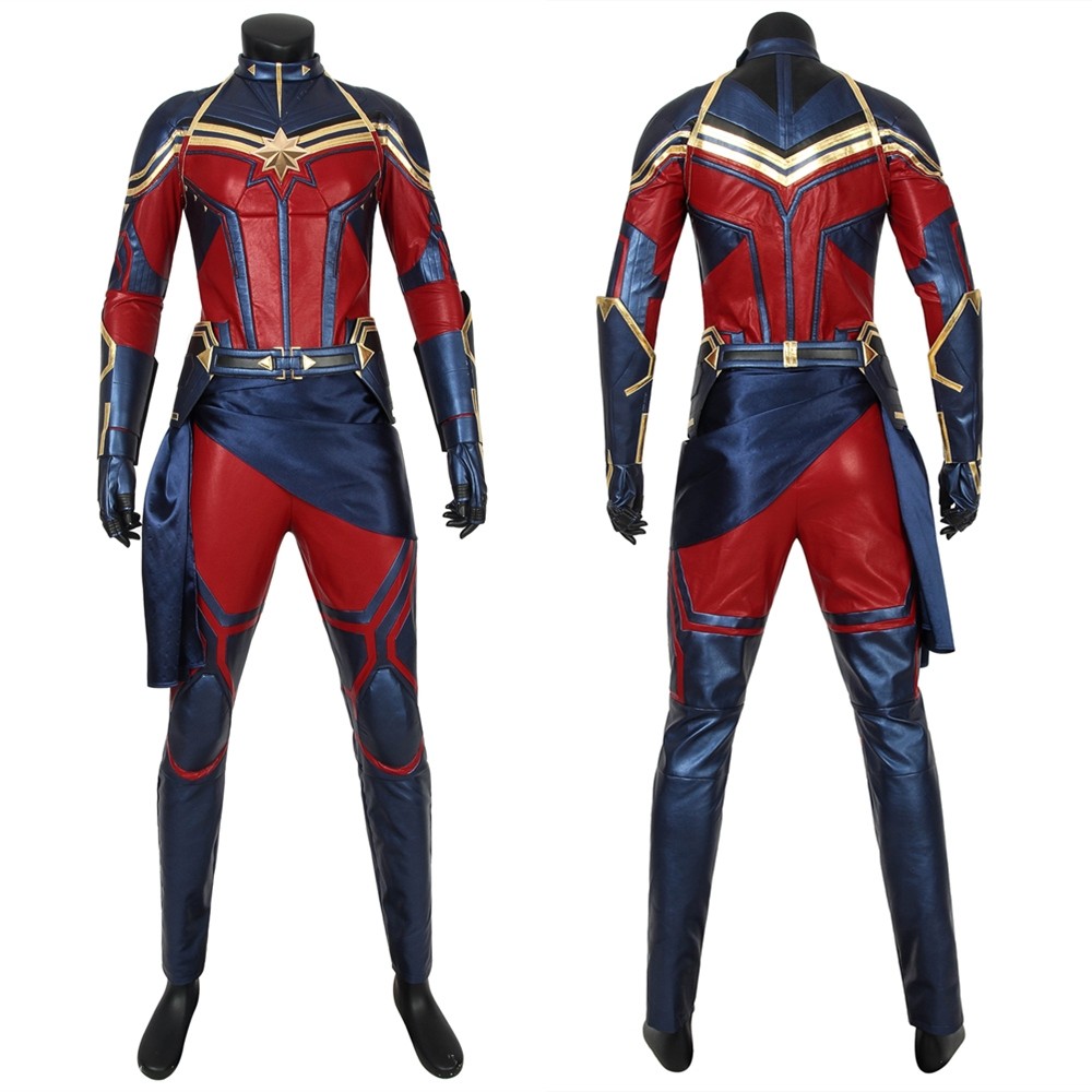 Avengers Endgame Captain Marvel Cosplay Costume