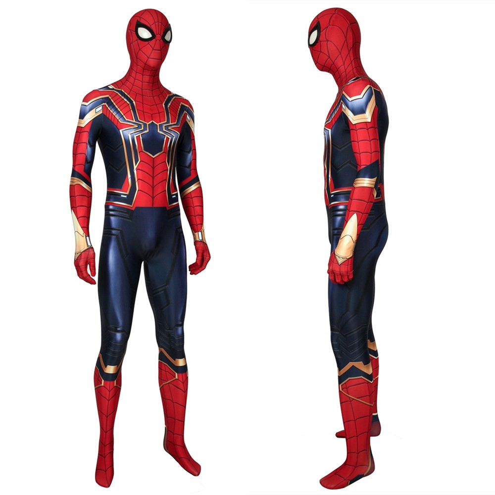 Avengers: Endgame Iron Spiderman 3D Zentai Jumpsuit