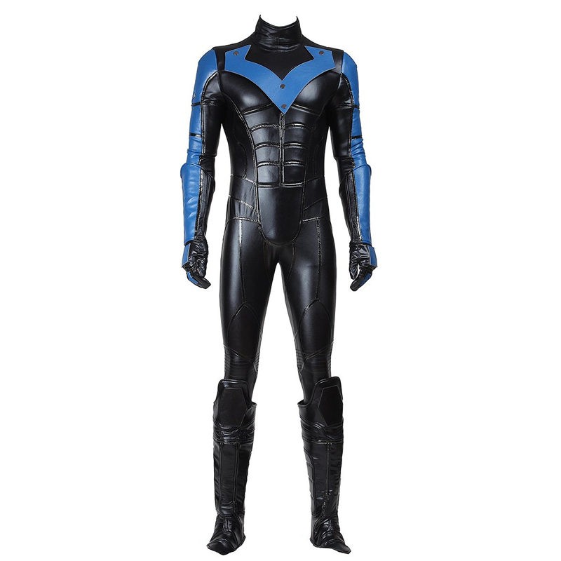 Arkham City Nightwing Cosplay Costumes Outfit