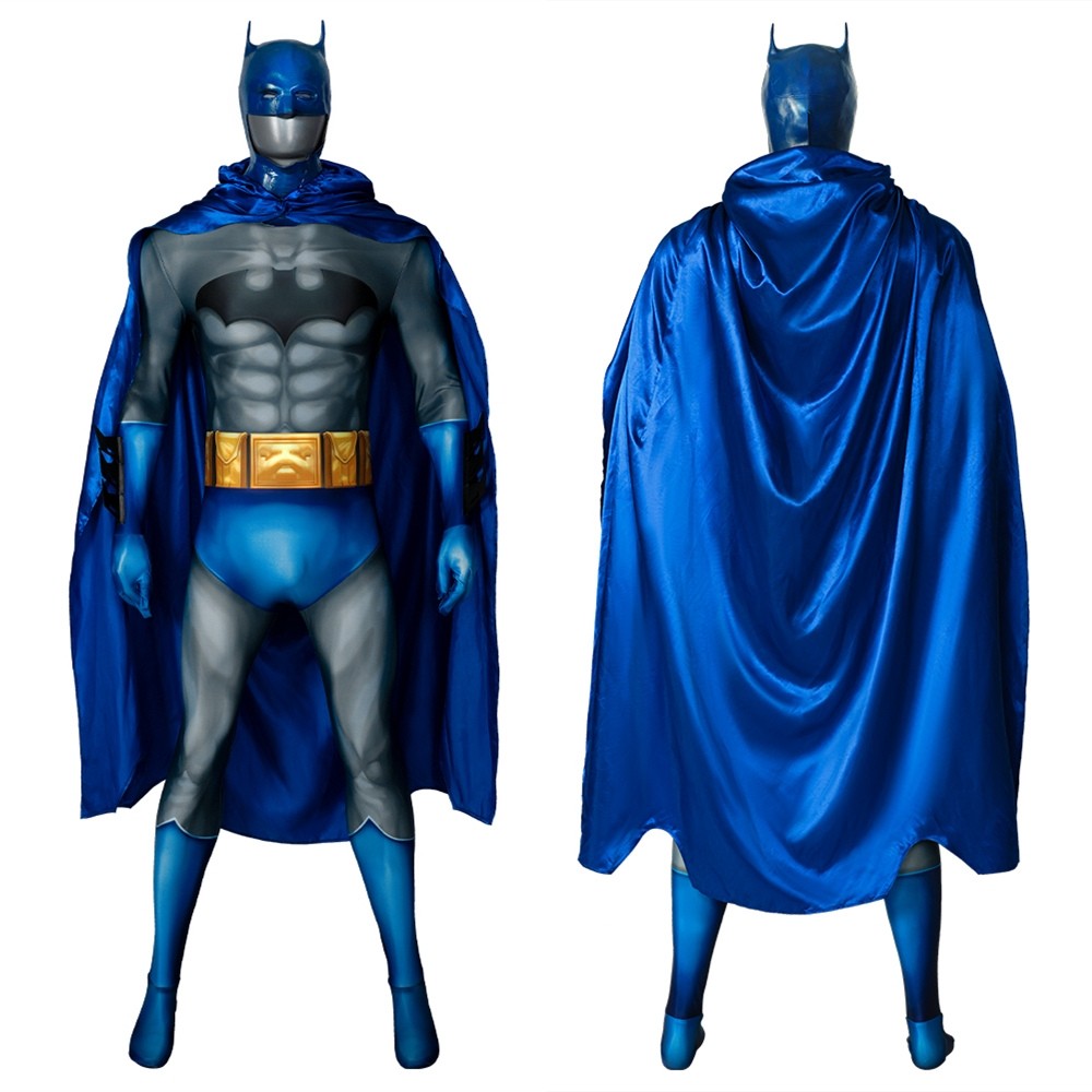 Batman Hush Cosplay Jumpsuit with Cloak