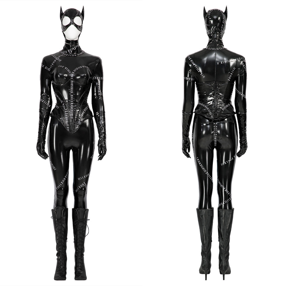 Batman Returns 1992 Catwoman Cosplay Costume