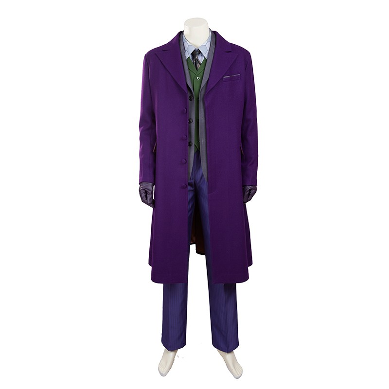 The Dark Knight Joker Cosplay Costume Deluxe