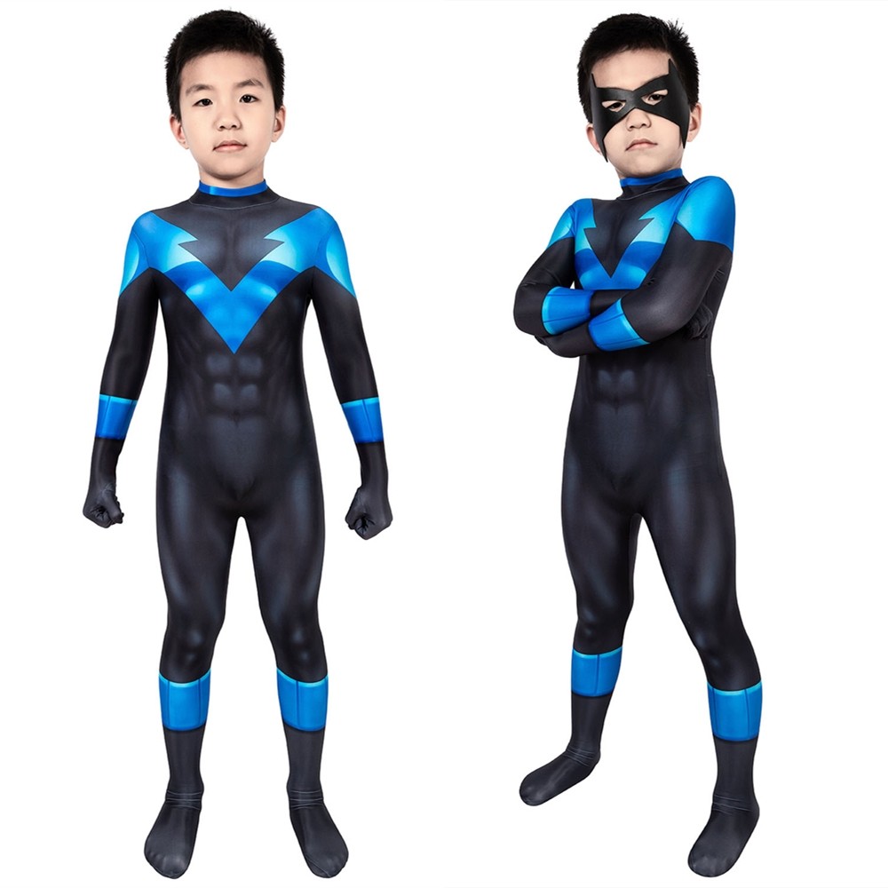 Batman: Under the Red Hood Nightwing Kids 3D Jumpsuit