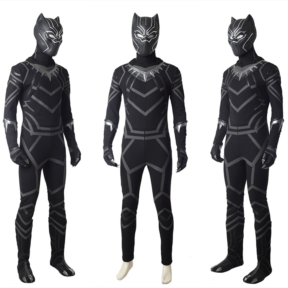 Black Panther Cosplay Costume T'Challa Costume