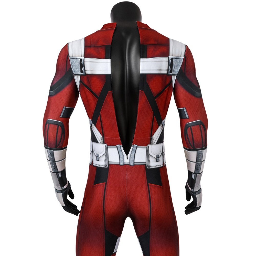 Black Widow Red Guardian 3D Printed Jumpsuit