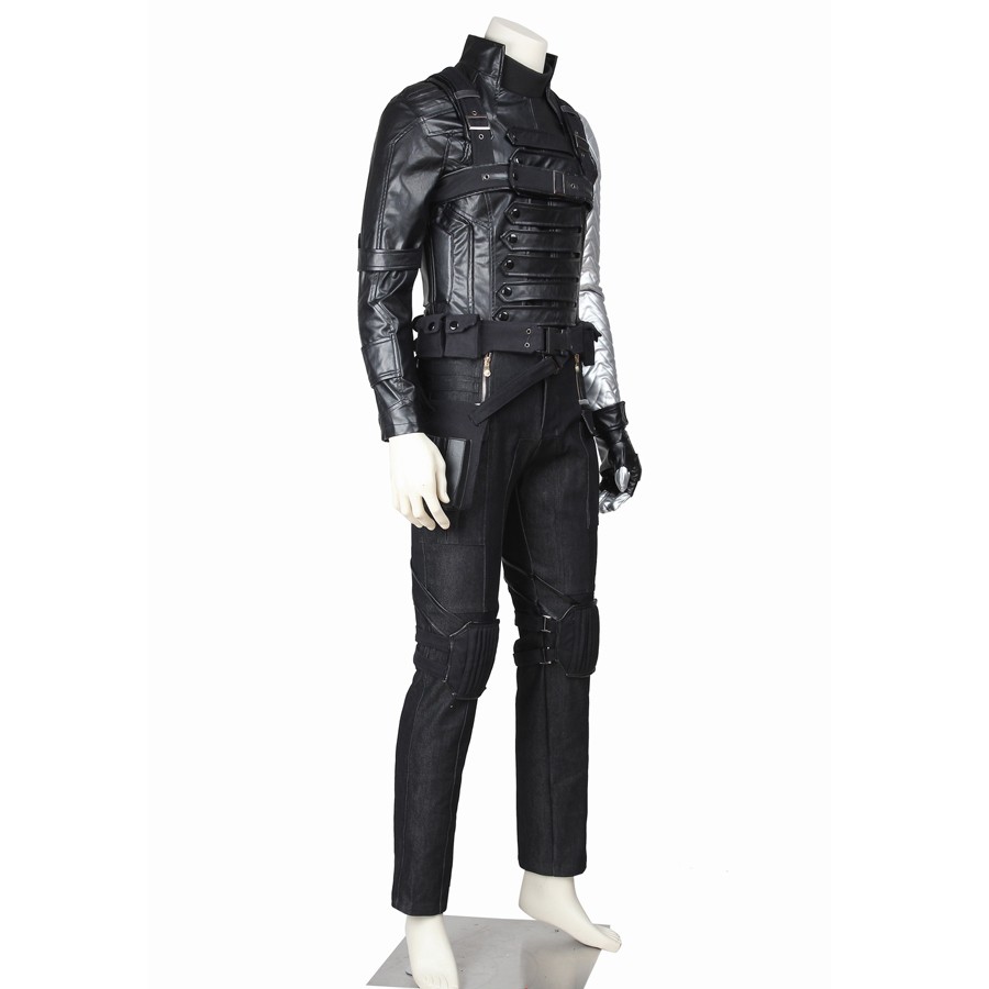 The Winter Soldier Bucky Barnes Cosplay Costume