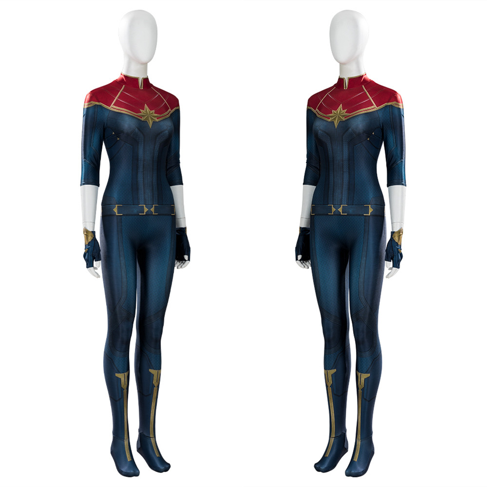 Captain Marvel Carol Danvers Fighting Jumpsuit