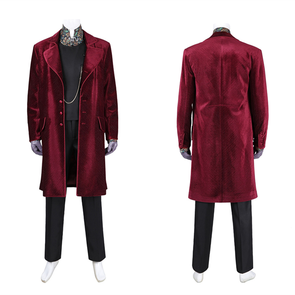 Charlie and the Chocolate Factory Willy Wonka Cosplay Costume