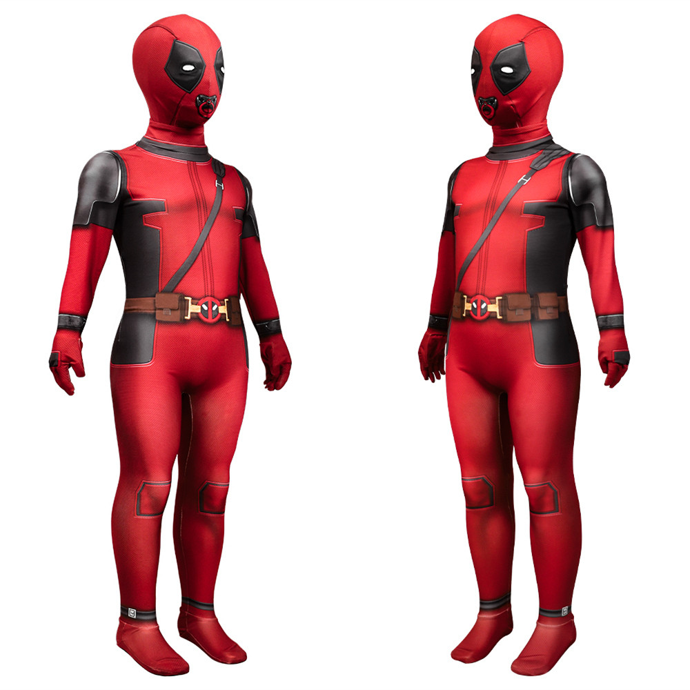 Deadpool 3 Baby Deadpool Kids Cosplay Jumpsuit