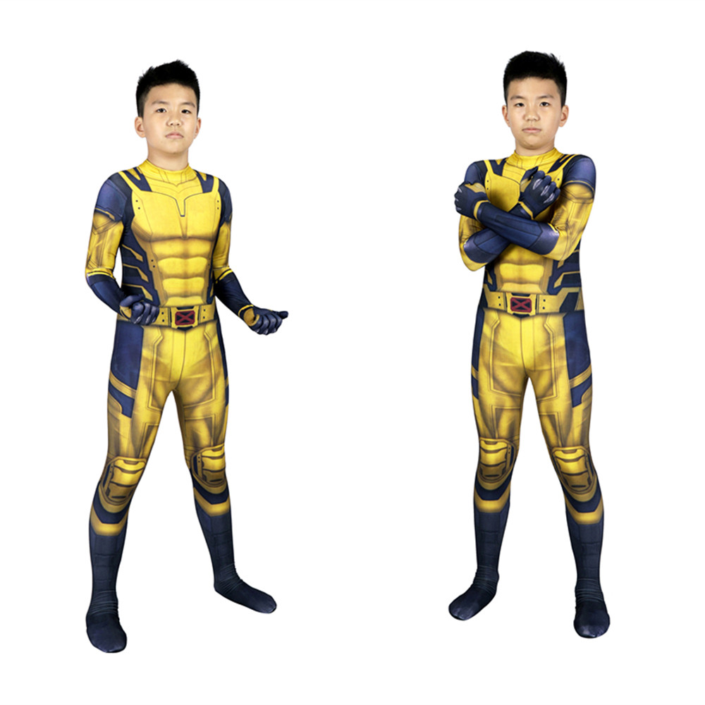 Deadpool 3 Wolverine Cosplay Kids Jumpsuit