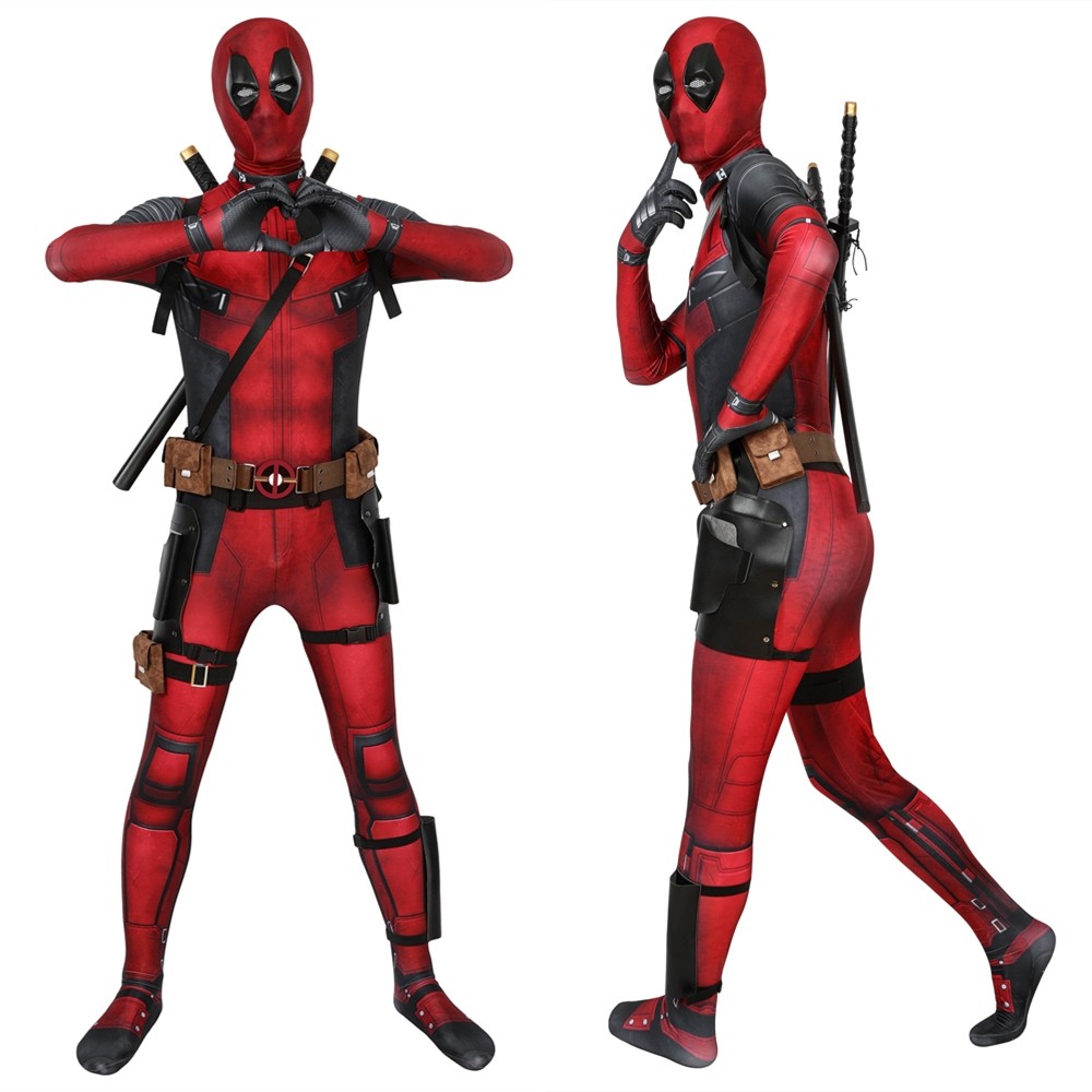 Deadpool Wade Wilson 3D Jumpsuit Full Set