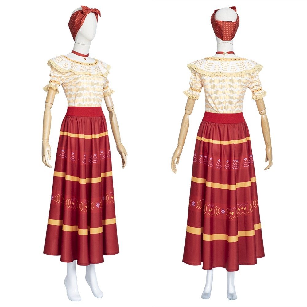 Disney Encanto Dolores Cosplay Costume Dress