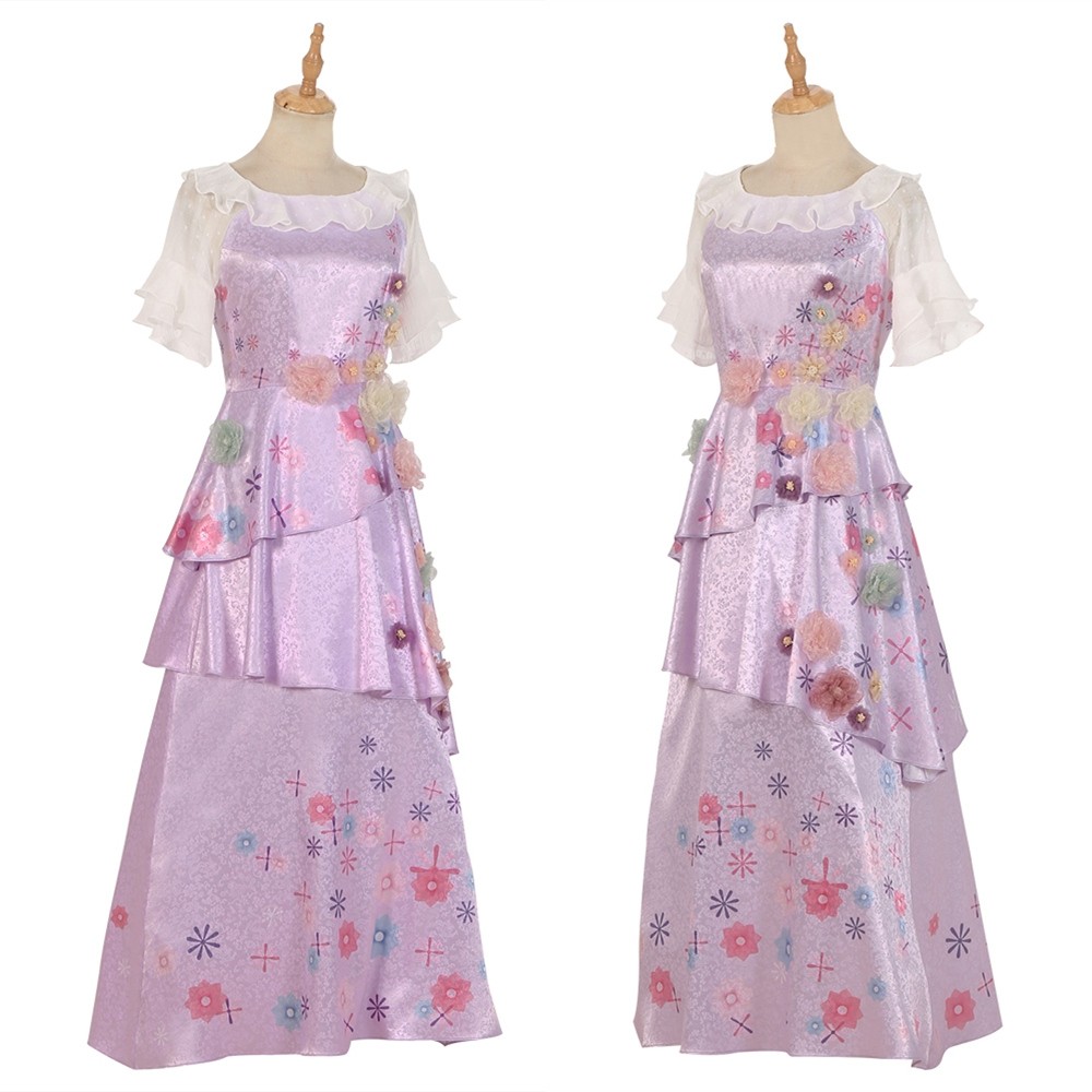 Disney Encanto Isabella Cosplay Costume Dress