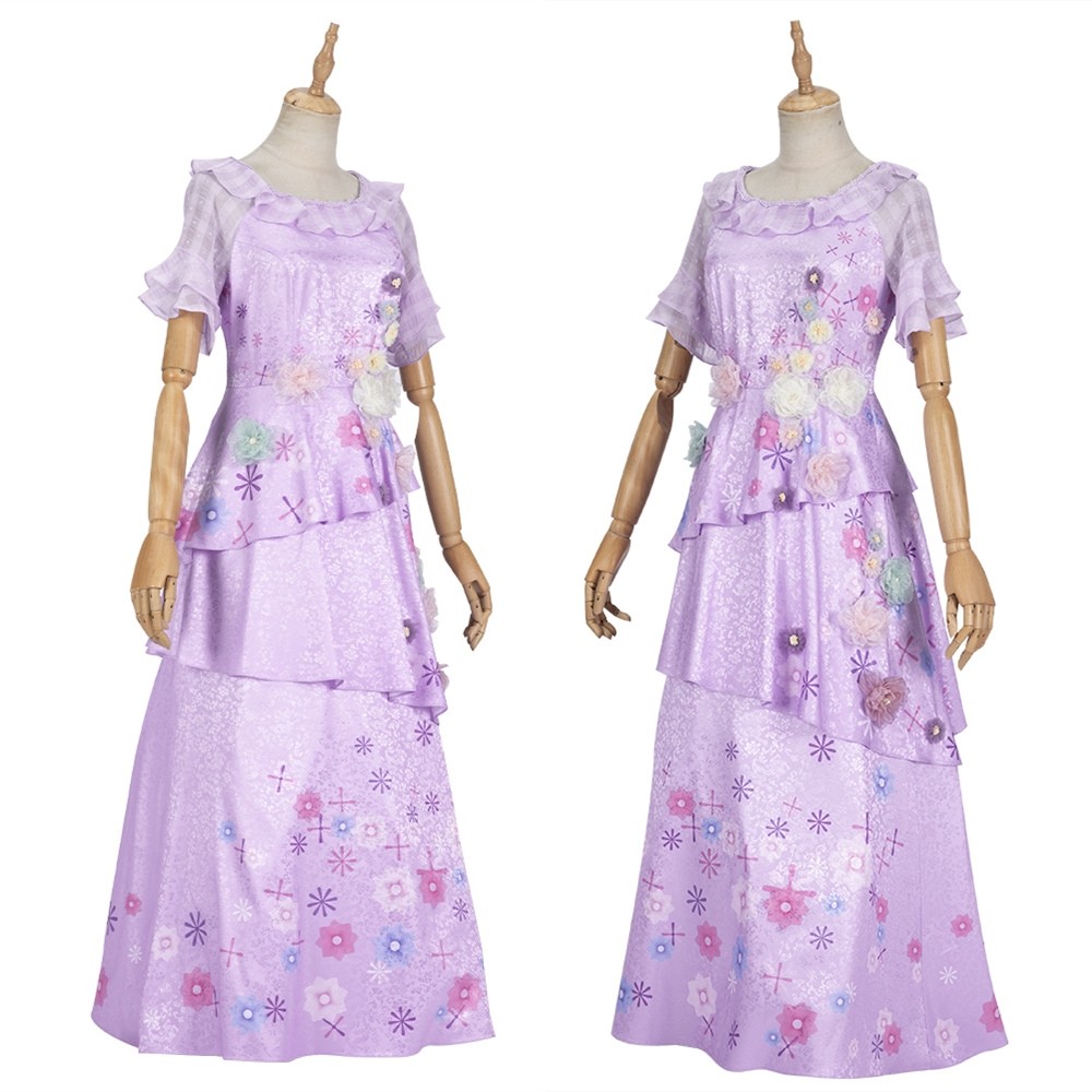 Disney Encanto Isabella Cosplay Dress Costume