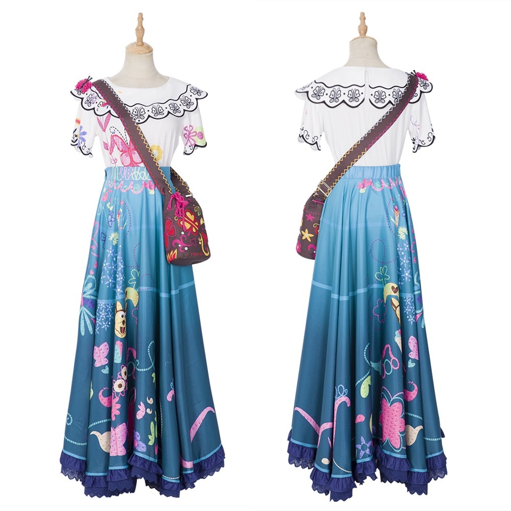 Disney Encanto Mirabel Cosplay Costumes Fullset