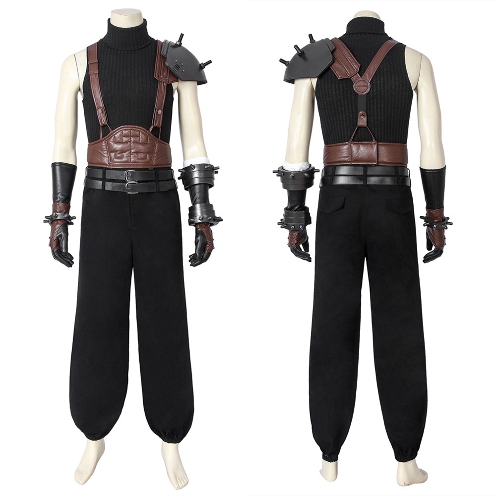 Final Fantasy VII FF7 PS4 Game Cloud Strife Cosplay Costume