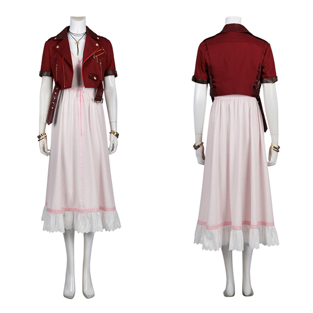 Final Fantasy VII Rebirth Aerith Gainsborough Cosplay Costume