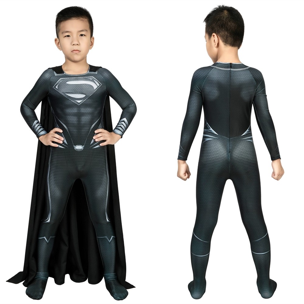 Justice League Superman Clark Kent 3D Kids Jumpsuit