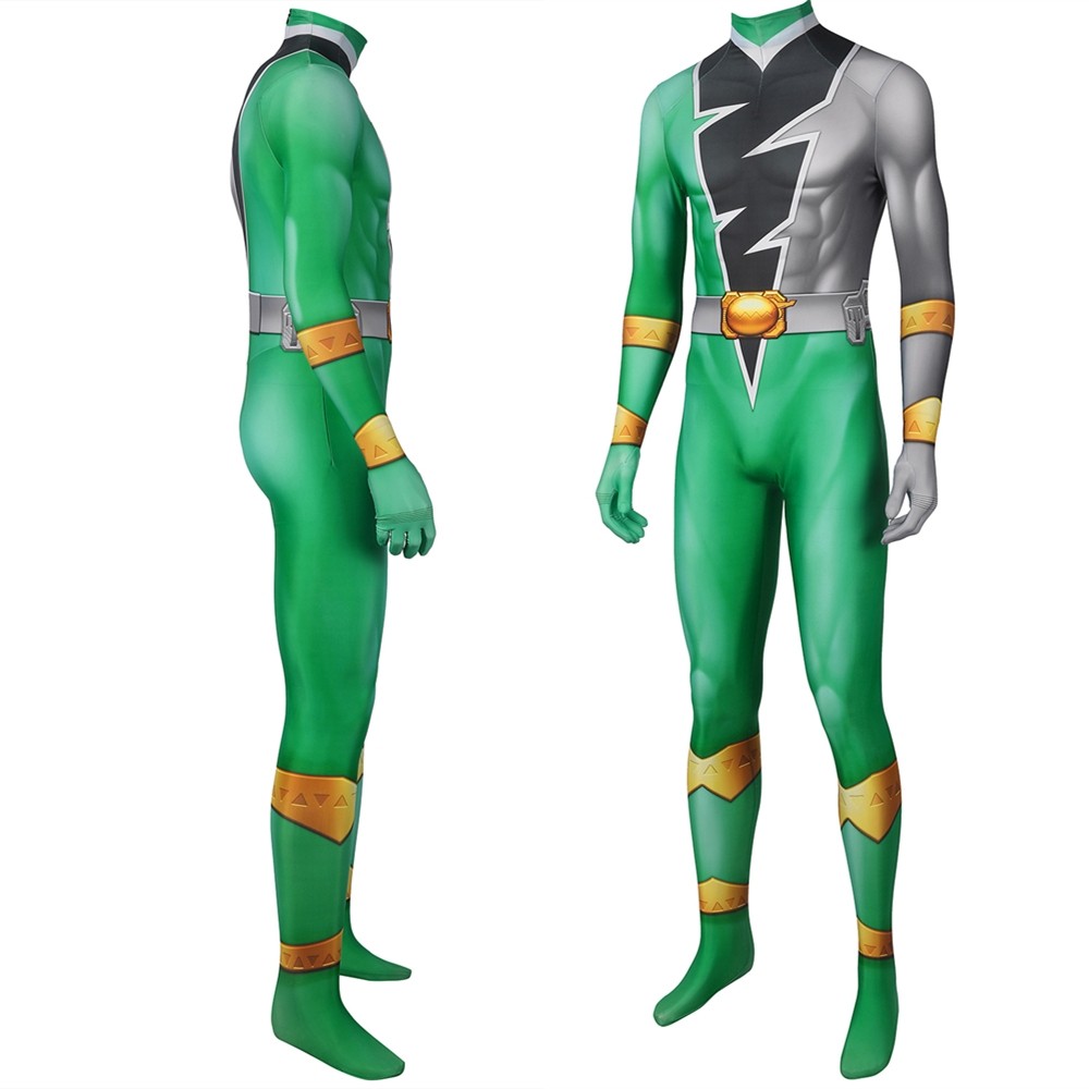 KISHIRYU SENTAI RYUSOULGER Green Solider Cosplay Suit