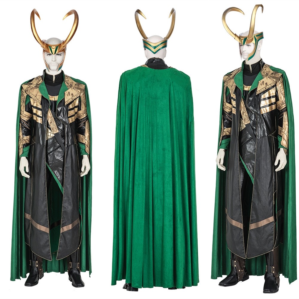 Loki Season 1 Loki Cosplay Costume Deluxe Version