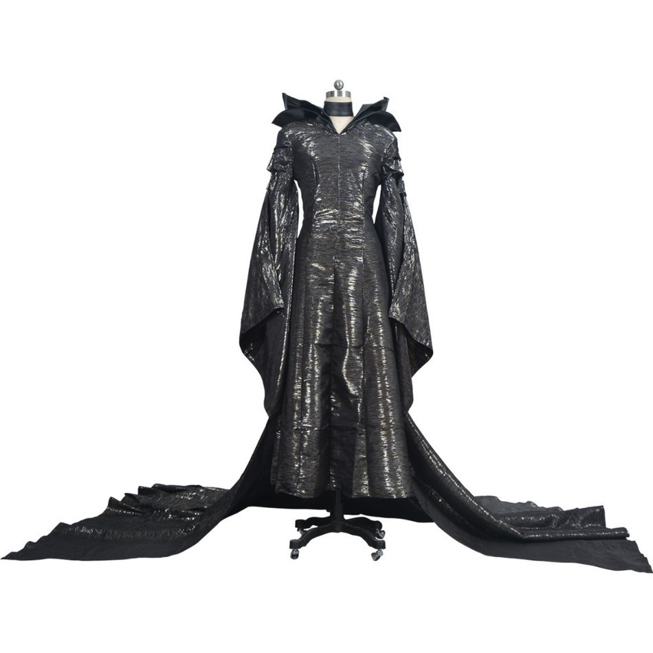 Disney Maleficent Black Witch Angelina Jolie Cosplay Costume