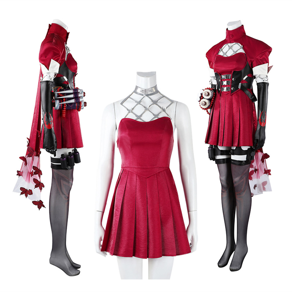 Marvel Rivals Psylocke Blood Kariudo Cosplay Costume