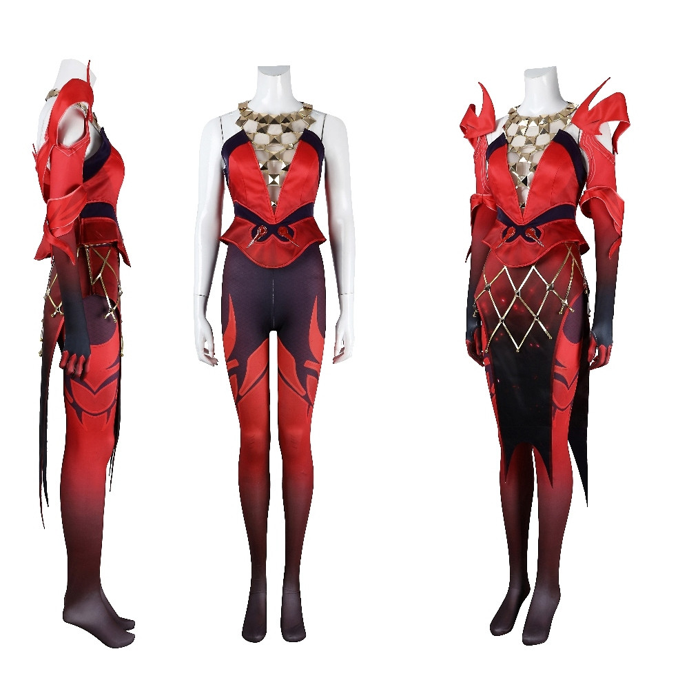 Marvel Rivals Scarlet Witch Emporium Matron Cosplay Costume