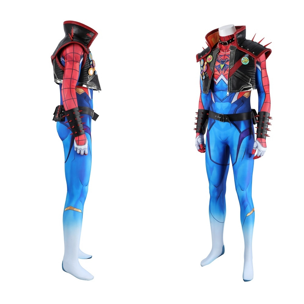 Marvel Rivals Spider Punk 2099 Cosplay Costume