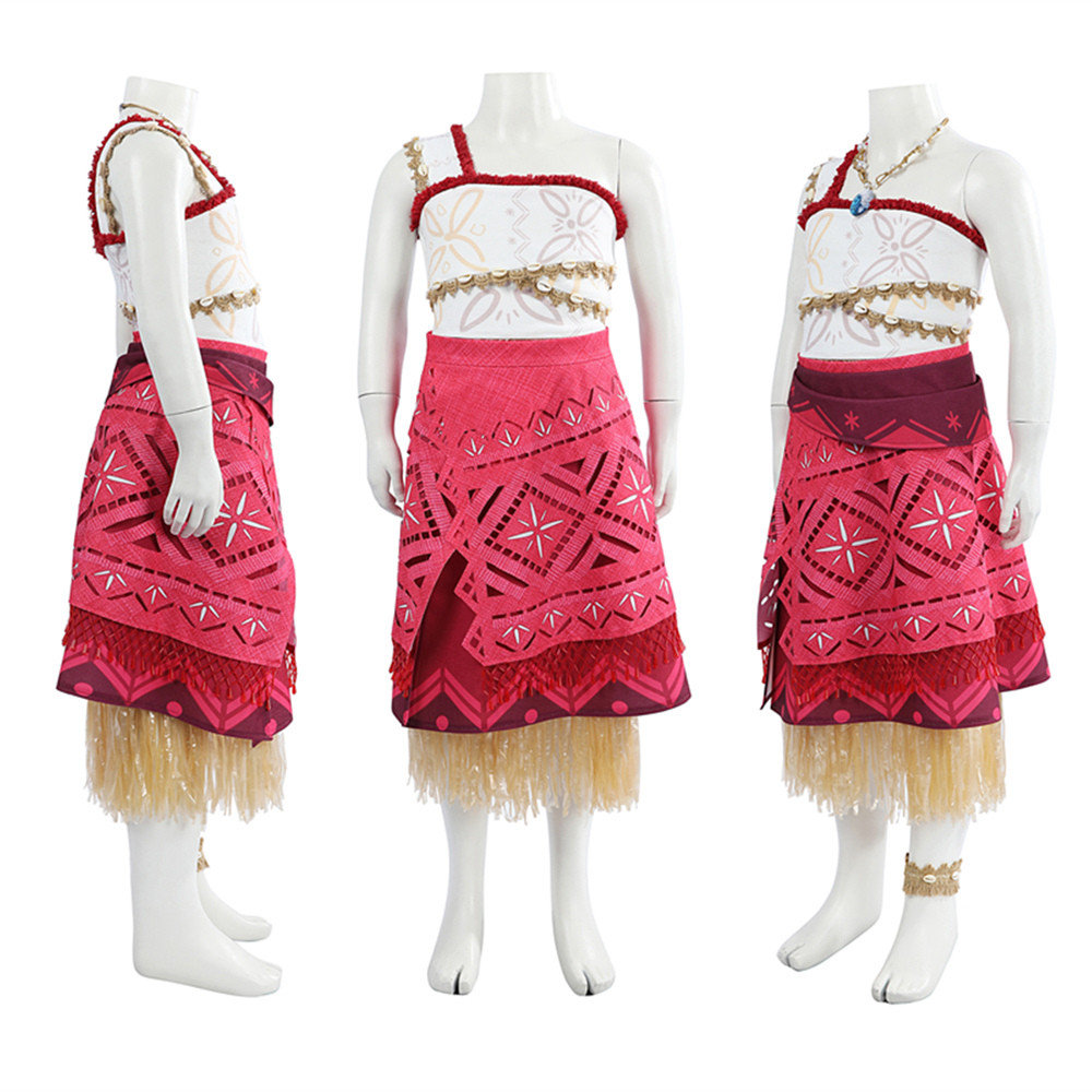 Moana 2 Moana Kids Cosplay Costume