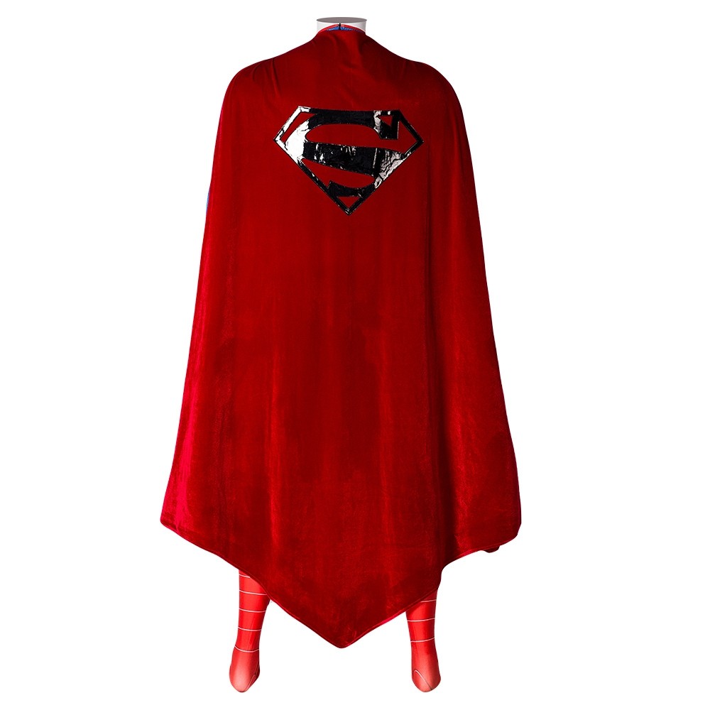 New 52 Superman Clark Kent 3D Jumpsuit with Cloak