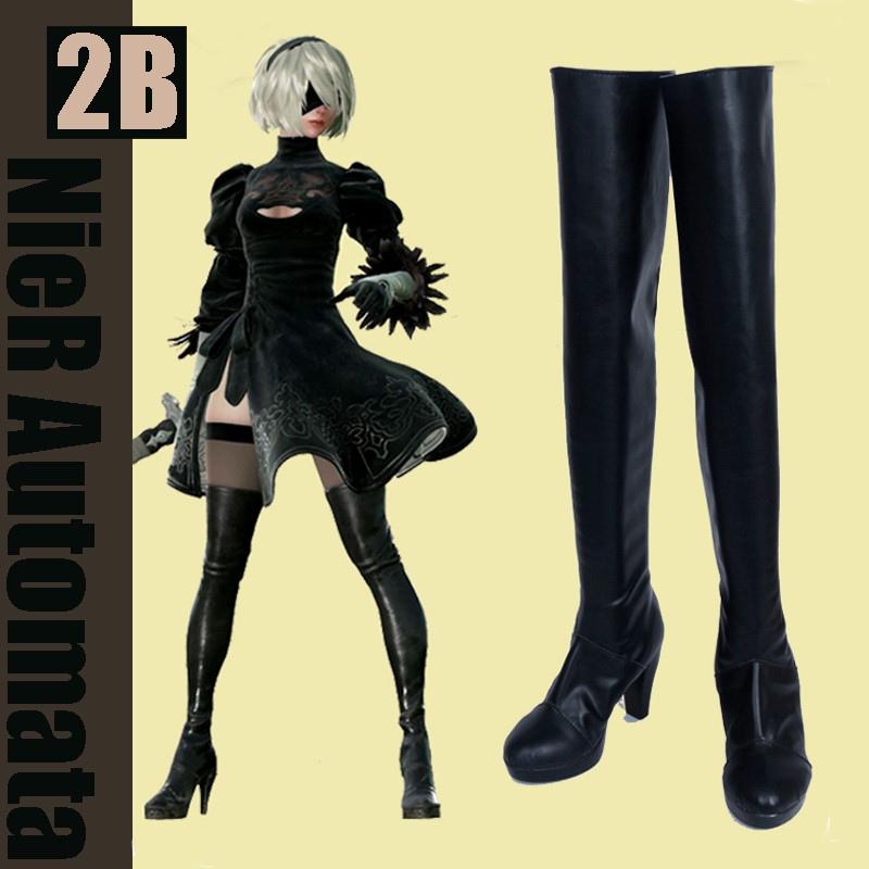 NieR: Automata 2B Boots No.2 Type B Cosplay Shoes