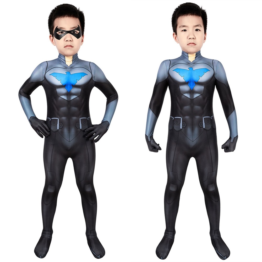 Nightwing Son of Batman Kids 3D Jumpsuit