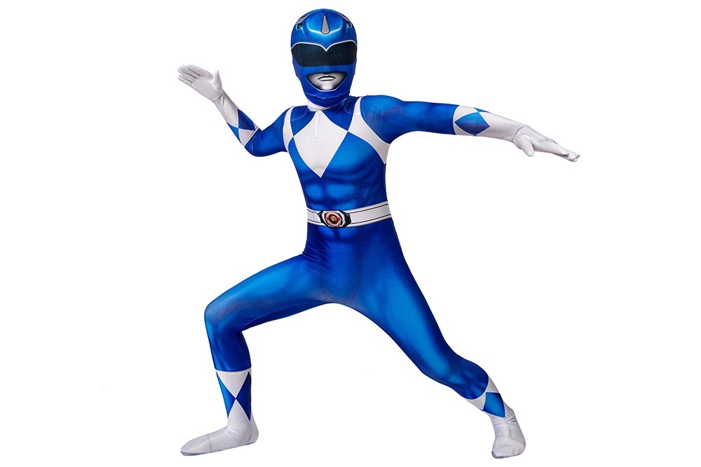 Power Rangers Billy Blue Ranger Kids 3D Jumpsuit