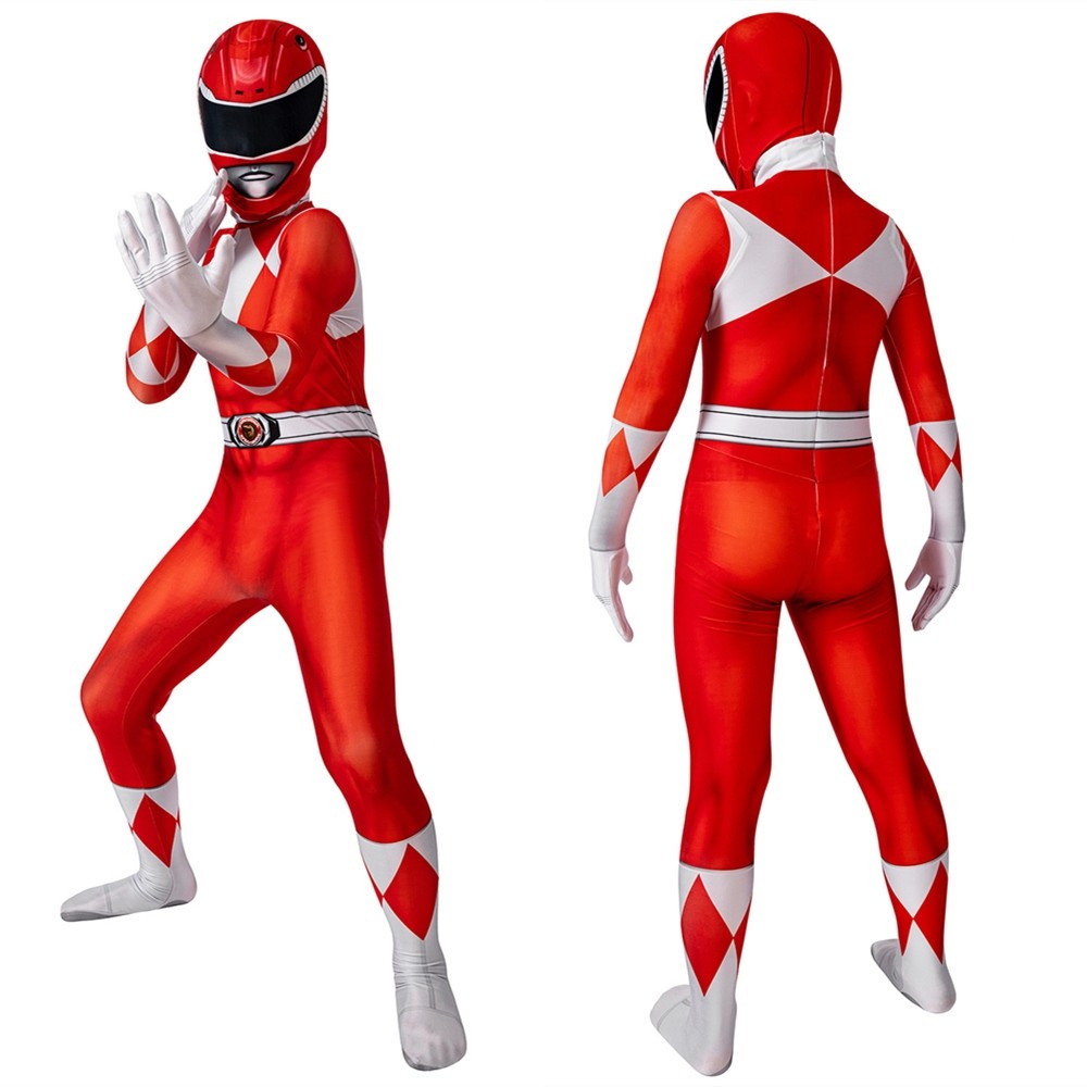 Power Rangers Jason Red Ranger Kids 3D Jumpsuit