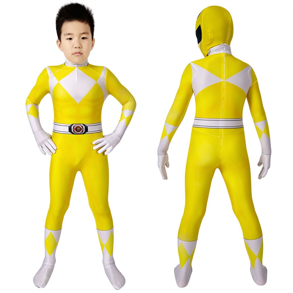 Power Rangers Trini Kwan Yellow Ranger Kids 3D Jumpsuit