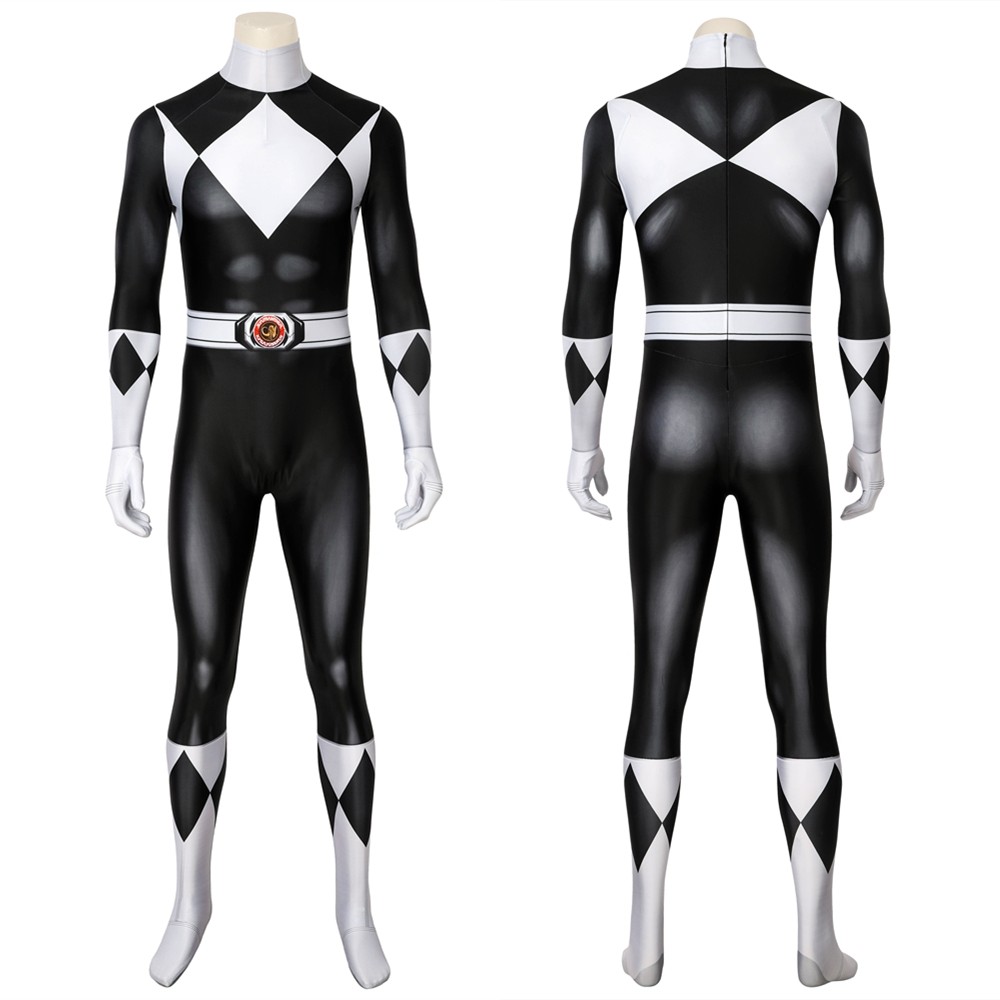 Power Rangers Zack Black Ranger 3D Jumpsuit