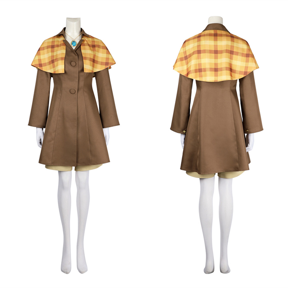 Princess Peach Showtime Detective Peach Cosplay Costume