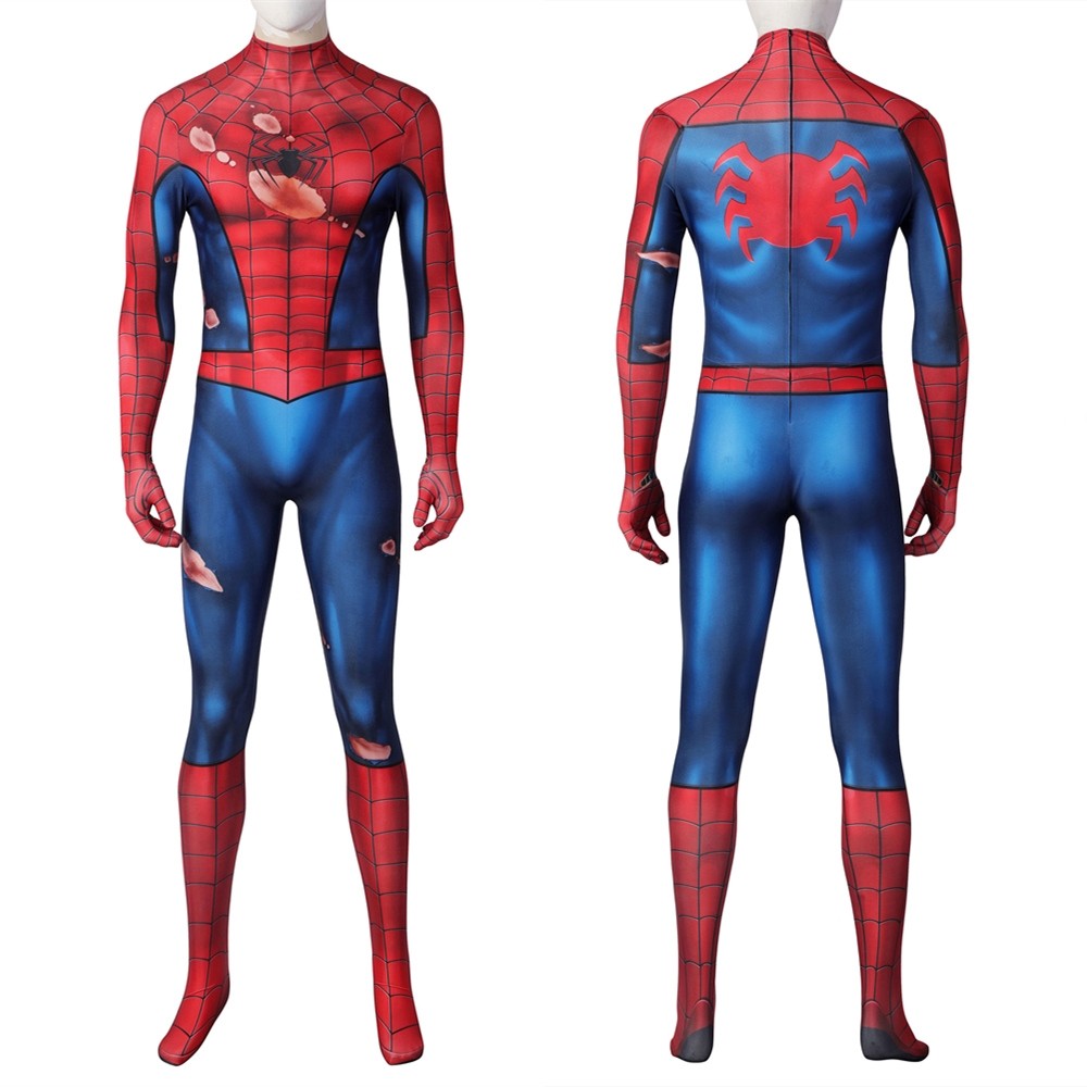 PS5 Spider-Man Classic Suit Damaged Version Jumpsuit