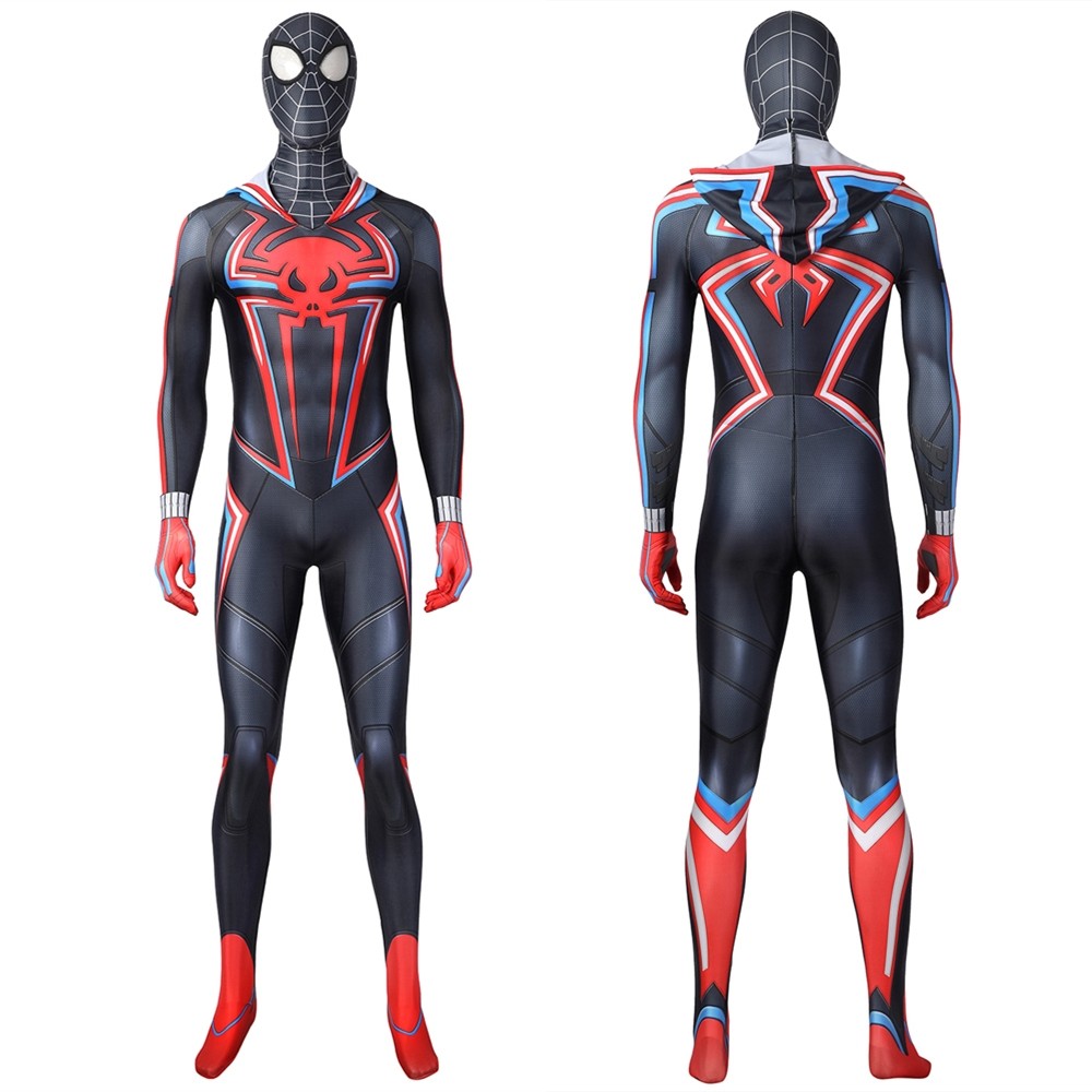 PS5 Spider-Man Miles Morales 2099 Suit Cosplay Jumpsuit