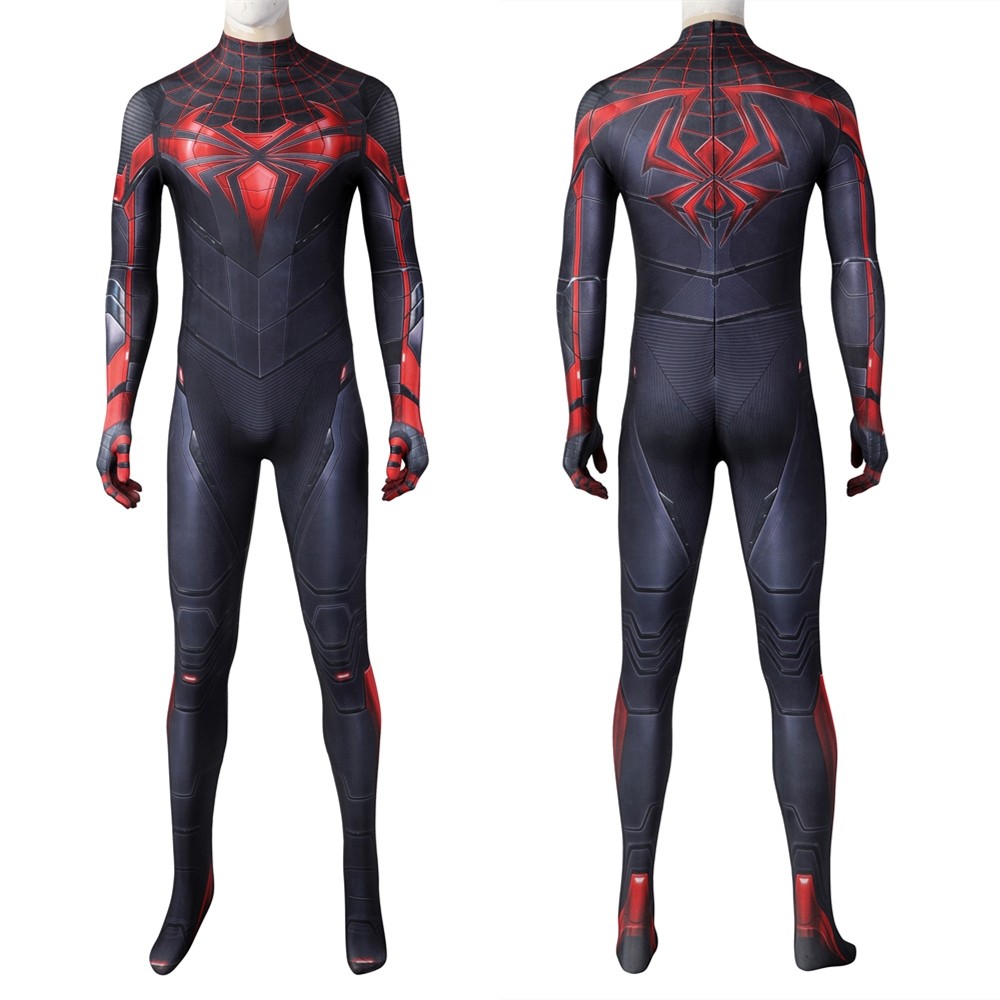 PS5 Spider-Man Miles Morales Advanced Tech Suit Cosplay Jumpsuit