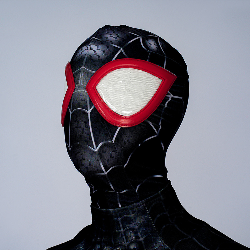 PS5 Spider-Man Miles Morales Cosplay Black Jumpsuit