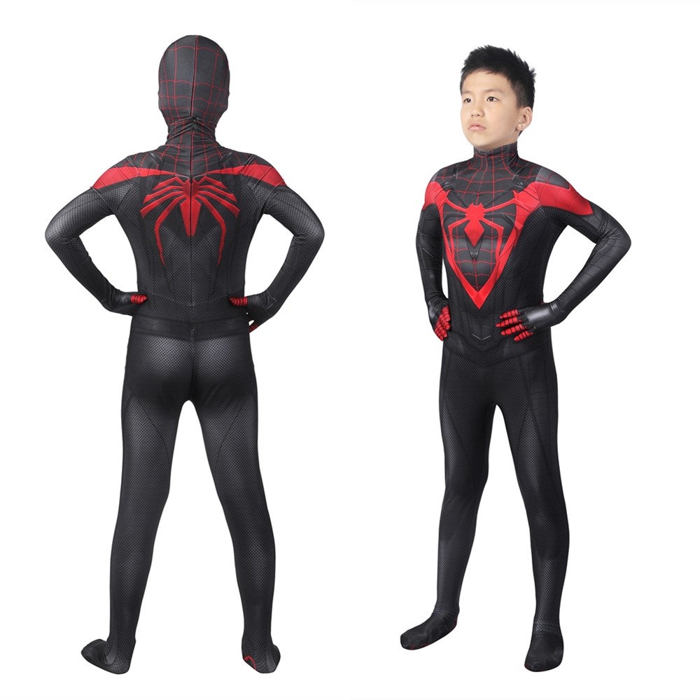 PS5 Spider-Man Miles Morales Suit V2 Kids Jumpsuit