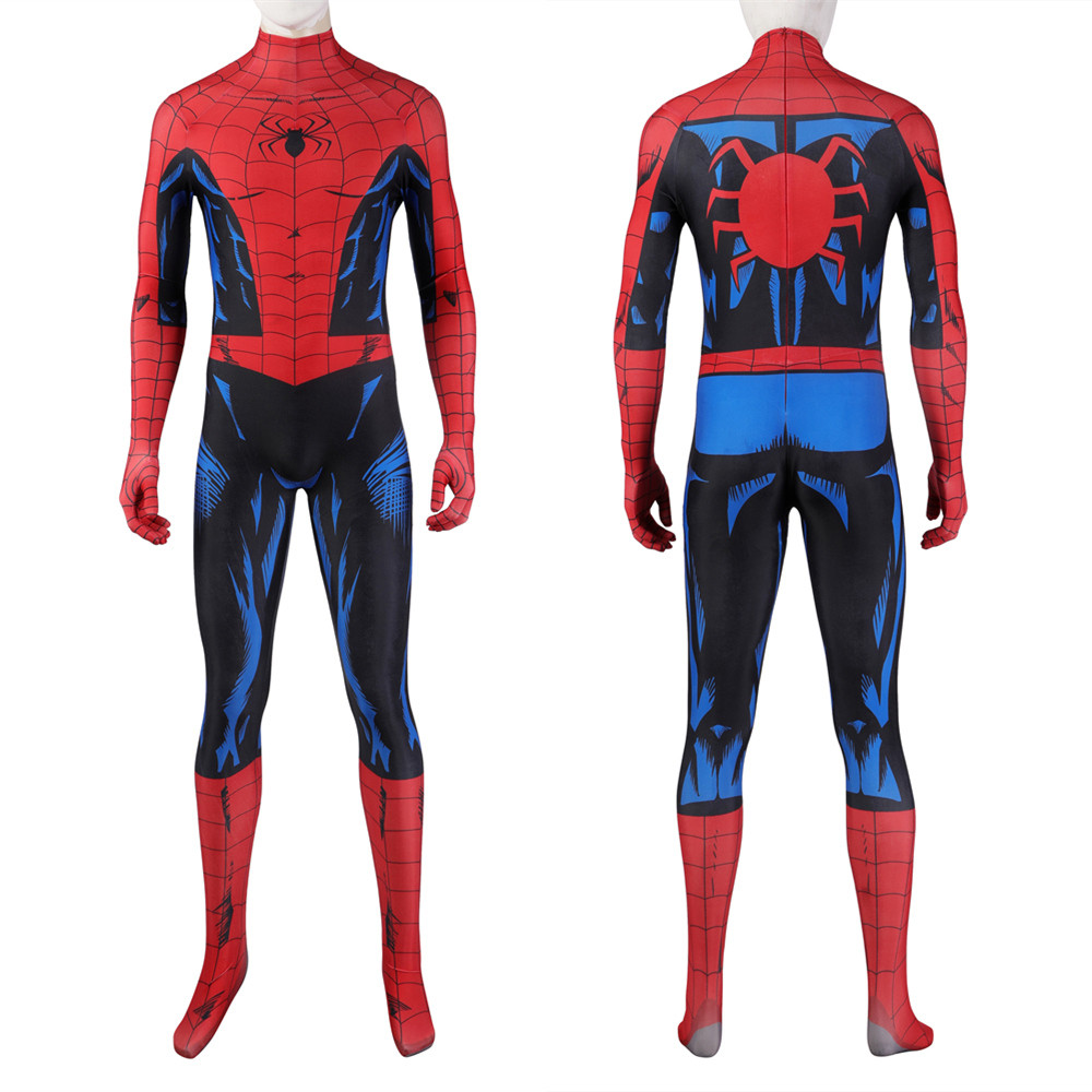 PS5 Spider-Man Vintage Comic Book Suit Jumpsuit