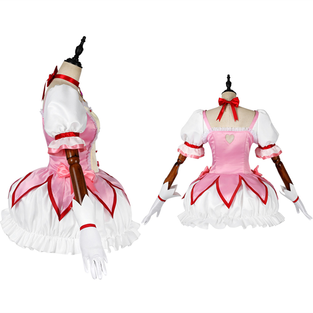 Puella Magi Madoka Magica Kaname Madoka Combat Suit Cosplay Dress