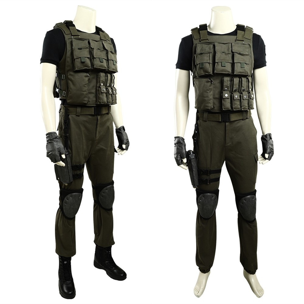 Resident Evil 3 Remake Carlos Oliveira Cosplay Costume