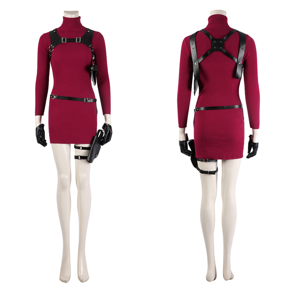 Resident Evil 4 Remake Ada Wong Cosplay Costumes